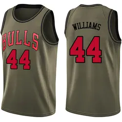 Patrick Williams Chicago Bulls Men's Swingman Salute to Service Jersey - Green